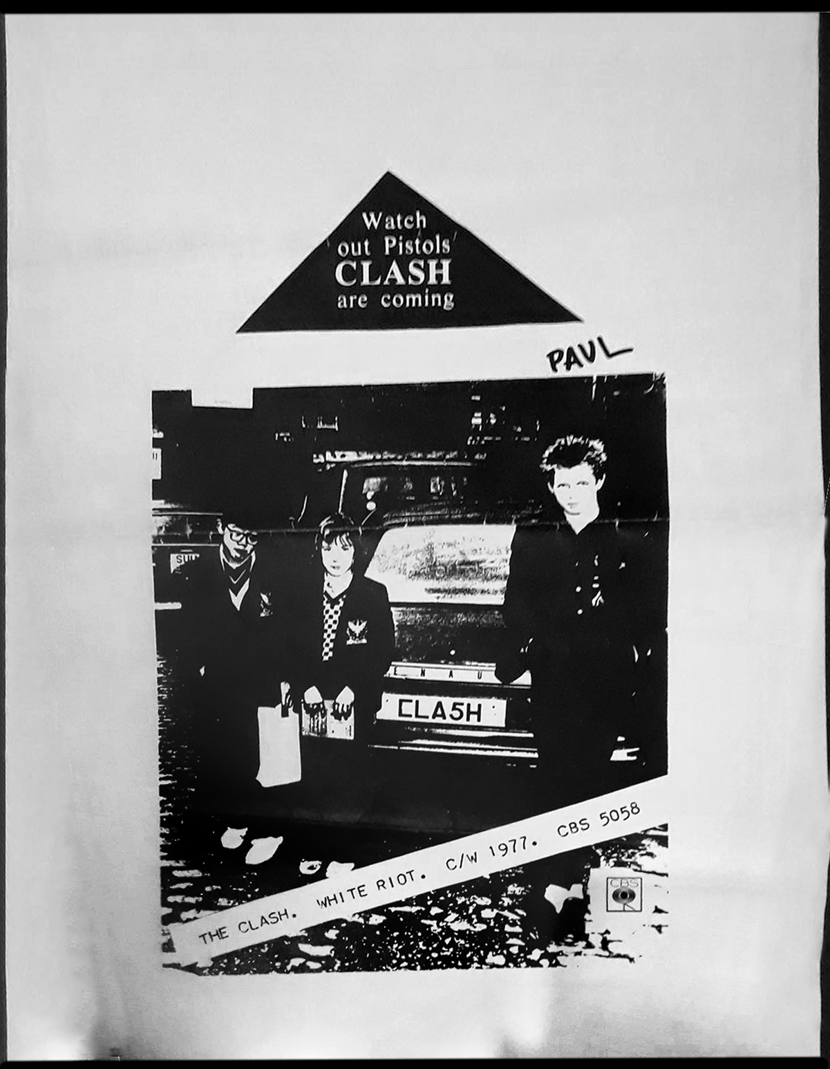 the clash WHITE RIOT TOUR 1977 限定版 The Clash – White Riot Tour 1977 – Vinyl (LP, Unofficial